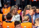 Veghel, 21 April 2017
Koningsspelen bij basisschool De Vijfmaster met Koningin Maxima en Koning Willem Alexander en Richard Krajicek