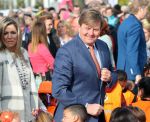 Veghel, 21 April 2017
Koningsspelen bij basisschool De Vijfmaster met Koningin Maxima en Koning Willem Alexander en Richard Krajicek