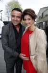 Hilversum 7 mei 2017
De Coiffure awards in studio 21. Kristina Bozilovic met man