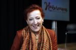 Amsterdam 13 april 2017 
Castpresentatie Huisvrouwen Bestaan Niet in vondel CS in het vondelpark. Loes Luca