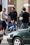 Amsterdam 31 maart 2017 
Manuel Broekman met zijn vriendin Adriana Mosk op straat in Amsterdam