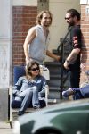 Amsterdam 31 maart 2017 
Manuel Broekman met zijn vriendin Adriana Mosk op straat in Amsterdam