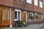 Amsterdam 13 mei 2017  
Marc Marie Huijbregts op zijn froene fiets in Amsterdam.