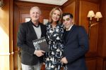 Amsterdam 6 april 2017 
Boekpresentatie Micky Hogendijk in Amstel hotel. Marc Knijnenburg met partner
