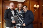 Amsterdam 6 april 2017 
Boekpresentatie Micky Hogendijk in Amstel hotel. Marc Knijnenburg met partner