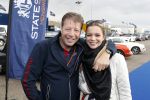 Zandvoort, 29 April 2017 Martin Utberg met zijn vriendin