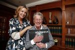 Amsterdam 6 april 2017 
Boekpresentatie Micky Hoogendijk in Amstel hotel. Micky met Jan des Bouvrie