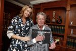 Amsterdam 6 april 2017 
Boekpresentatie Micky Hoogendijk in Amstel hotel. Micky met Jan des Bouvrie