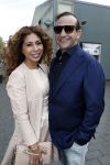 Hilversum 7 mei 2017
De Coiffure awards in studio 21. Najib Amhali met zijn vrouw Niama