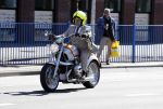 Amsterdam 8 mei 2017 
Oscar hammerstein op zijn BMW motor