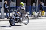 Amsterdam 8 mei 2017 
Oscar hammerstein op zijn BMW motor