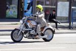 Amsterdam 8 mei 2017 
Oscar hammerstein op zijn BMW motor