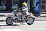 Amsterdam 8 mei 2017 
Oscar hammerstein op zijn BMW motor