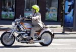 Amsterdam 8 mei 2017 
Oscar hammerstein op zijn BMW motor
