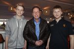Zandvoort, 29 April 2017 Rob Geus met zijn kinderen