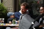 Amsterdam 3 april 2017  
Oscar Aerts met zoontje en Robert de Hoog op terras.