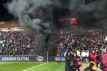 Eindhoven,23 April 2017 PSV-AJAX Seizoen 2016/2017, eindstand 1-0
Rookbom bij PSV-AJAX 2017