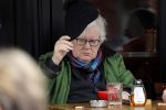 Amsterdam 7 mei 2017
Rudi Fuchs op terras op de beethovenstraat
