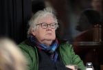 Amsterdam 7 mei 2017
Rudi Fuchs op terras op de beethovenstraat