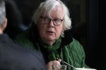 Amsterdam 8 april 2017 
Rudi Fuchs op terras.