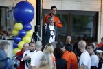 Amsterdam 25 april 2017
Huis Igone de JonghJohan Cruijff run van 14 km vanuit Olympisch stadon naar Arena. Johan Cruijff zou vandaag 70 geworden zijn. oa Estelle Cruijff Johnny Heitinga Sjaak Swart Erben Wennemars deden mee