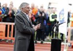 Amsterdam 25 april 2017
Huis Igone de JonghJohan Cruijff run van 14 km vanuit Olympisch stadon naar Arena. Johan Cruijff zou vandaag 70 geworden zijn. oa Estelle Cruijff Johnny Heitinga Sjaak Swart Erben Wennemars deden mee