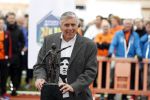Amsterdam 25 april 2017
Huis Igone de JonghJohan Cruijff run van 14 km vanuit Olympisch stadon naar Arena. Johan Cruijff zou vandaag 70 geworden zijn. oa Estelle Cruijff Johnny Heitinga Sjaak Swart Erben Wennemars deden mee