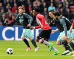 Eindhoven,23 April 2017 PSV-AJAX Seizoen 2016/2017, eindstand 1-0
Steven Bergwijn