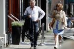 Amsterdam 13 mei 2017  
Tom Egbers en Janke Dekker wandelend en op terras in Amsterdam zuid.