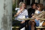 Amsterdam 13 mei 2017  
Tom Egbers en Janke Dekker wandelend en op terras in Amsterdam zuid.