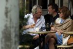 Amsterdam 13 mei 2017  
Tom Egbers en Janke Dekker wandelend en op terras in Amsterdam zuid.