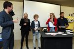 Amsterdam 8 mei 2017   
Victor Mids presengteert de nederlandse stemmencast van verschrikkelijke ikke 3 in de bijlmerbajes. De stemmen worden gedaan door Carlo Boszhard Jelle Stout Pip Pellens en Trudy Labij