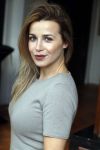 Amsterdam 13 april 2017 
Castpresentatie Huisvrouwen Bestaan Niet in vondel CS in het vondelpark. Victoria Koblenko