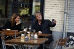 Amsterdam 11 april 2017
Wim Kieft met zijn vriendin op terras.