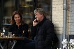 Amsterdam 11 april 2017
Wim Kieft met zijn vriendin op terras.