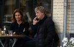 Amsterdam 11 april 2017
Wim Kieft met zijn vriendin op terras.