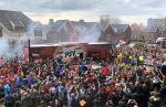 Eindhoven, 15 April 2018
PSV-AJAX, eindstand 3-0 en Landskampioen Seizoen 2017-2018
Aankomst bus AJA aankomst bus PSV