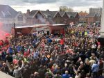 Eindhoven, 15 April 2018
PSV-AJAX, eindstand 3-0 en Landskampioen Seizoen 2017-2018
Aankomst bus AJA aankomst bus PSV
