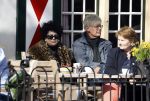 Laren 16 april 2018
Ad Visser met zijn vrouw op terras bij het bonte paard.