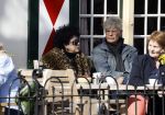 Laren 16 april 2018
Ad Visser met zijn vrouw op terras bij het bonte paard.