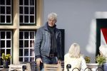Laren 16 april 2018
Ad Visser met zijn vrouw op terras bij het bonte paard.