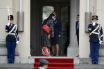 Den Haag 11 april 2018
Zijne Majesteit Koning Willem-Alexander en Hare Majesteit Koningin MÃ¡xima hebben  in Paleis Noordeinde een lunch aangeboden aan Nederlanders die zich hebben onderscheiden door een bijzondere prestatie. oa Adam Curry Yvonne v Gennip Adelheid Roosen en Romana Vrede