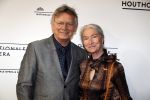 Amsterdam 18 april 2018
 Koning Willem-Alexander en koningin Maxima wonen de premiere bij van Gurre-Lieder in de Nationale Opera & Ballet in de stopera. Han Ebbelaar met partner Alexandra Radius