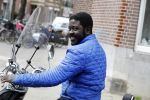 Amsterdam 10 april 2018
Acteur Andre Dongelmans op zijn scooter