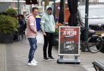 Amsterdam 11 april 2018
Andre Hazes jr met beste vriend Djarno Hofland op de cornelis schuytstraat