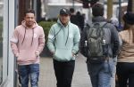 Amsterdam 11 april 2018
Andre Hazes jr met beste vriend Djarno Hofland op de cornelis schuytstraat