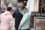 Amsterdam 11 april 2018
Andre Hazes jr met beste vriend Djarno Hofland op de cornelis schuytstraat