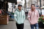 Amsterdam 11 april 2018
Andre Hazes jr met beste vriend Djarno Hofland op de cornelis schuytstraat