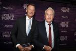 Amsterdam 16 april 2018
Premiere the color purple in de NDSM loods. Andre v Duin kwam met partner Martin