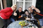 Hummelo 10 mei 2018
Onthulling standbeeld rockgroep Normaal met de bandleden Bennie Jolink, Ferdi Joly, Willem Terhorst en de partner van het overleden lid Jan Manschot . Arie Groeneveld met vrienden